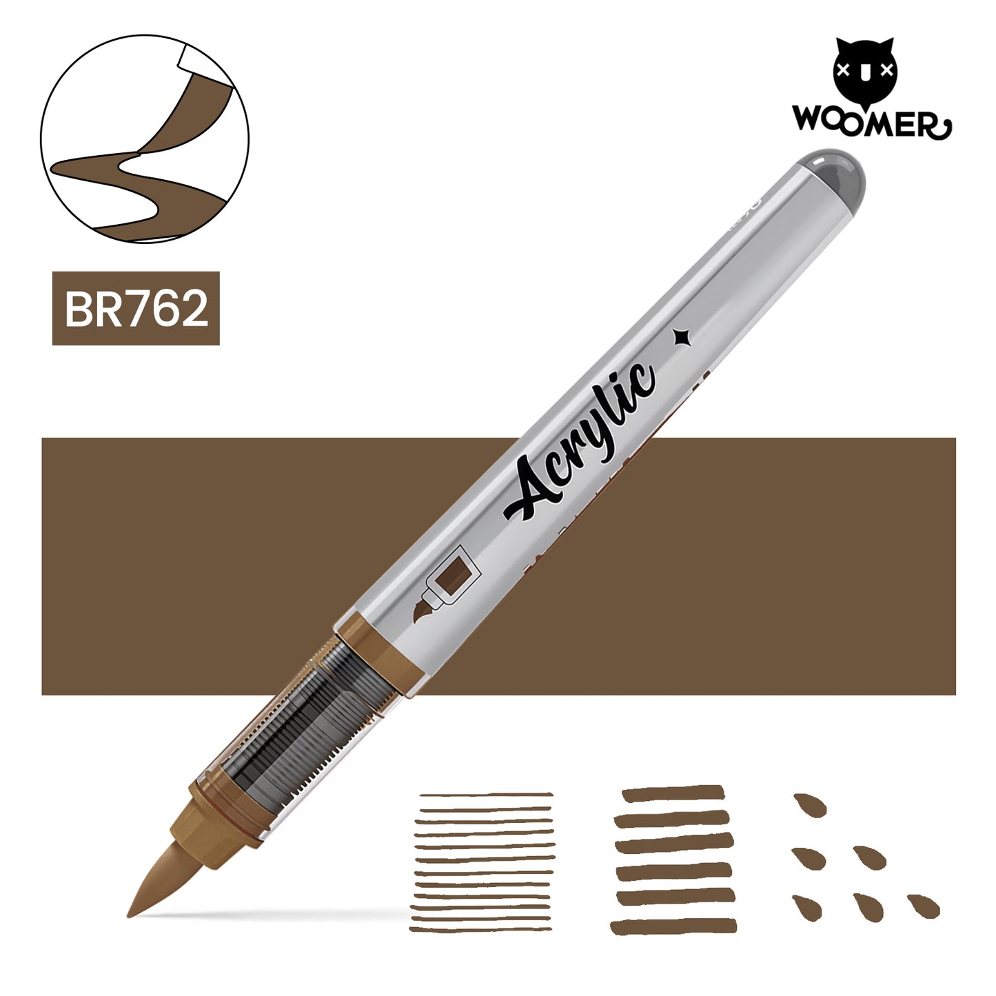 Woomer Single Marker Brown