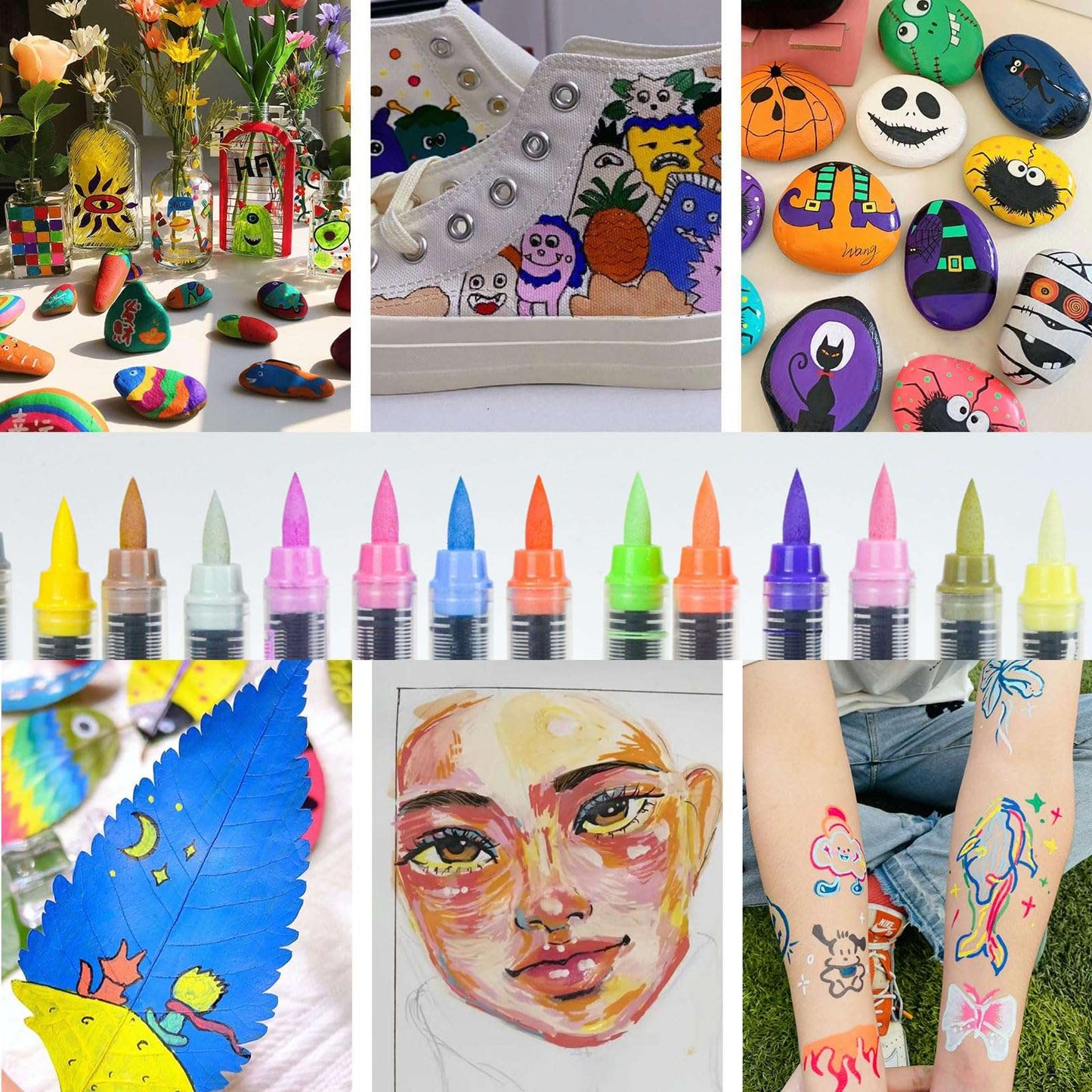 Woomer 72 Colors Acrylic Paint Markers