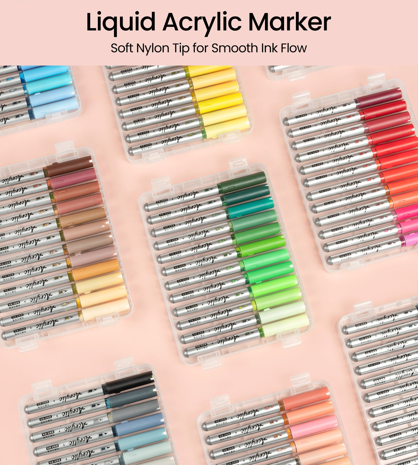 Woomer 120 Colors Acrylic Paint Markers