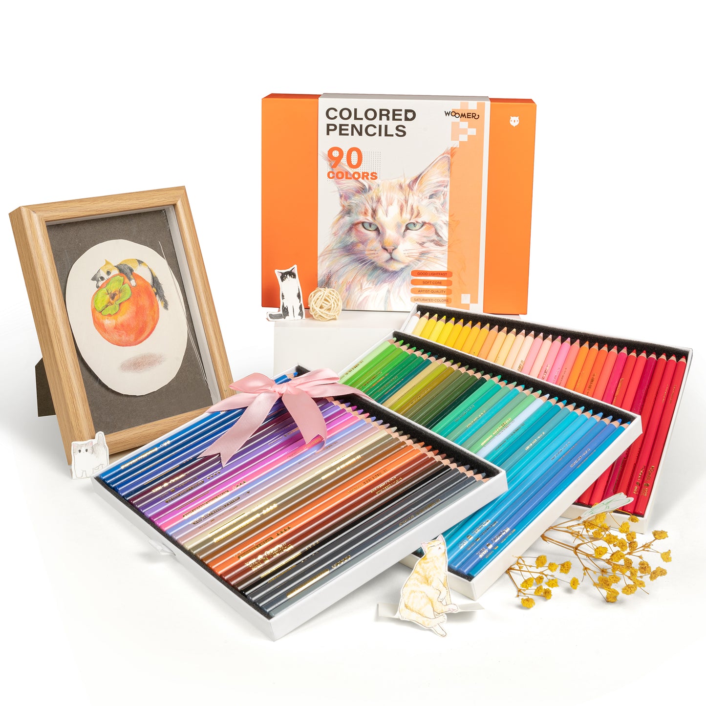 Woomer 90 Colored Pencils