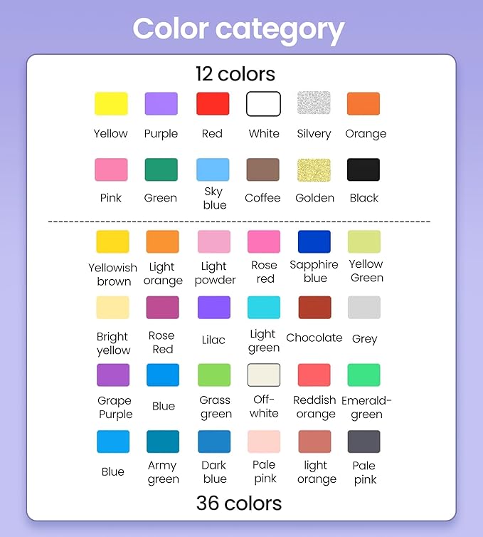 Woomer 12-Color Dual-Tip Brush Marker Set