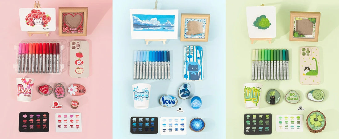 Woomer 120 Acrylic Paint Markers: Color That Works as Hard as You Do