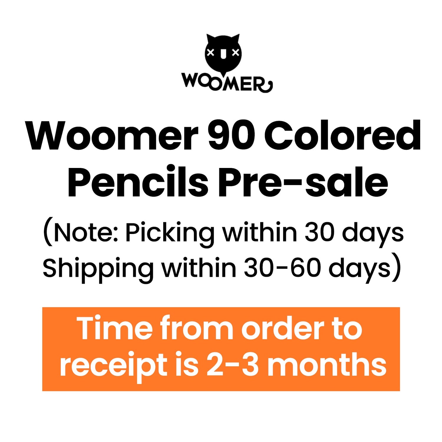 Woomer 90 Colored Pencils Pre-sale