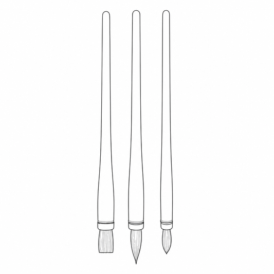 Woomer Watercolor Brushes