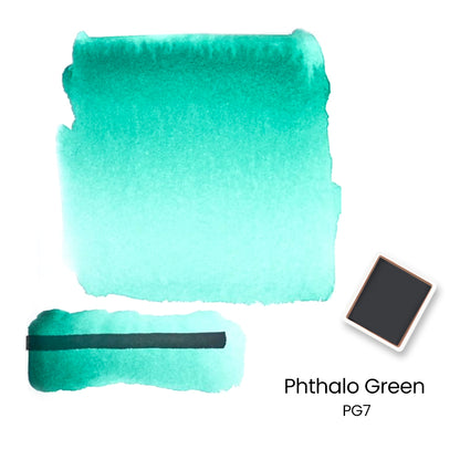 Woomer 24 Watercolor Paint Set - Solid Transparent Watercolor Paint for Professional