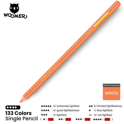 Woomer Single Colored Pencil Orange