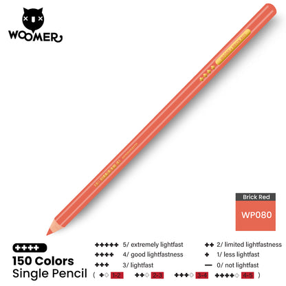 Woomer Single Colored Pencil Yellow & Orange