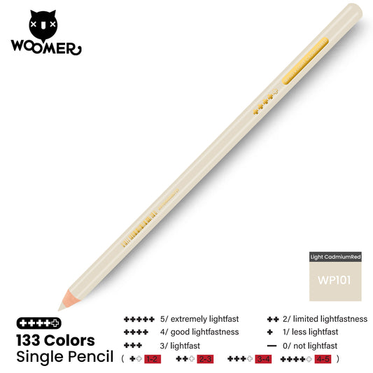 Woomer Single Colored Pencil Pink (2 PCS)