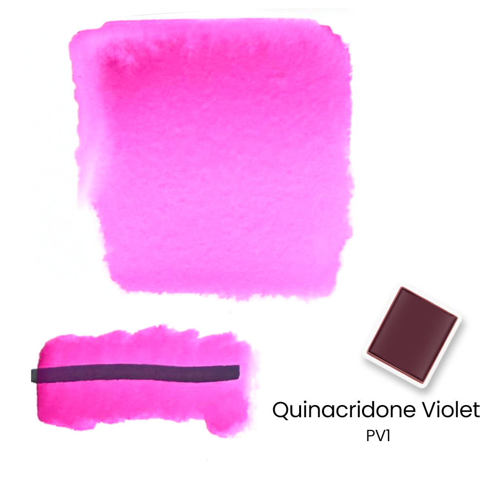 Woomer 24 Watercolor Paint Set - Solid Transparent Watercolor Paint for Professional