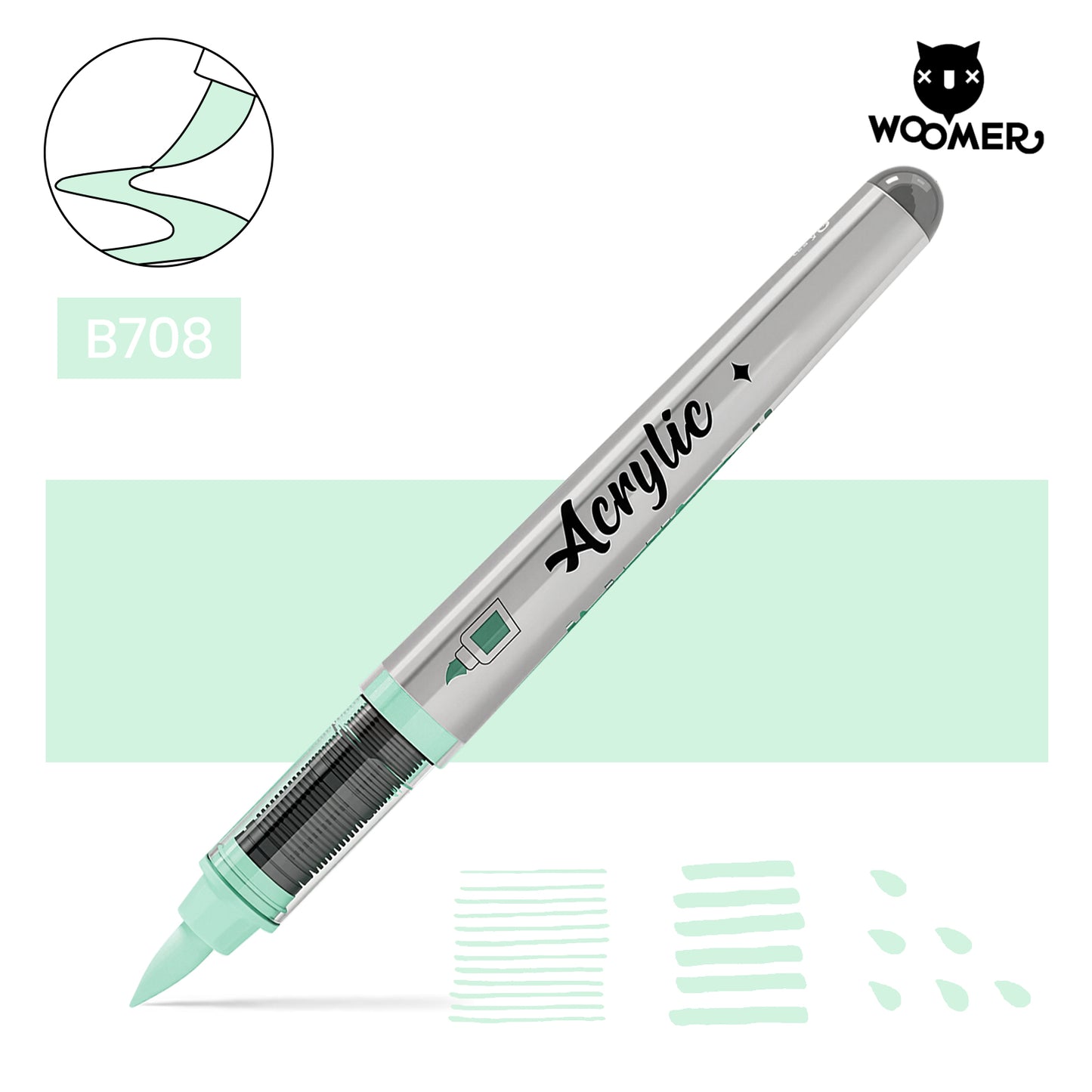 Woomer Single Marker Mint Green