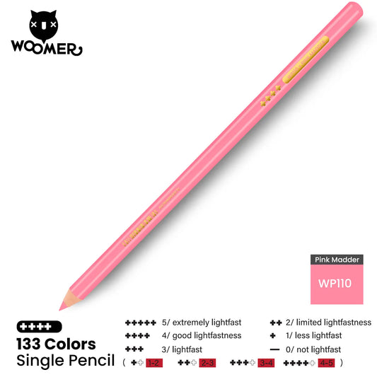 Woomer Single Colored Pencil Pink (2 PCS)