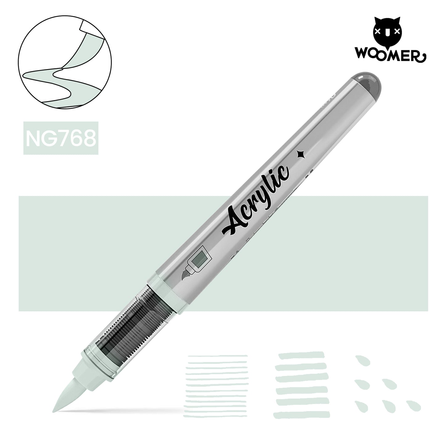 Woomer Single Marker Grey