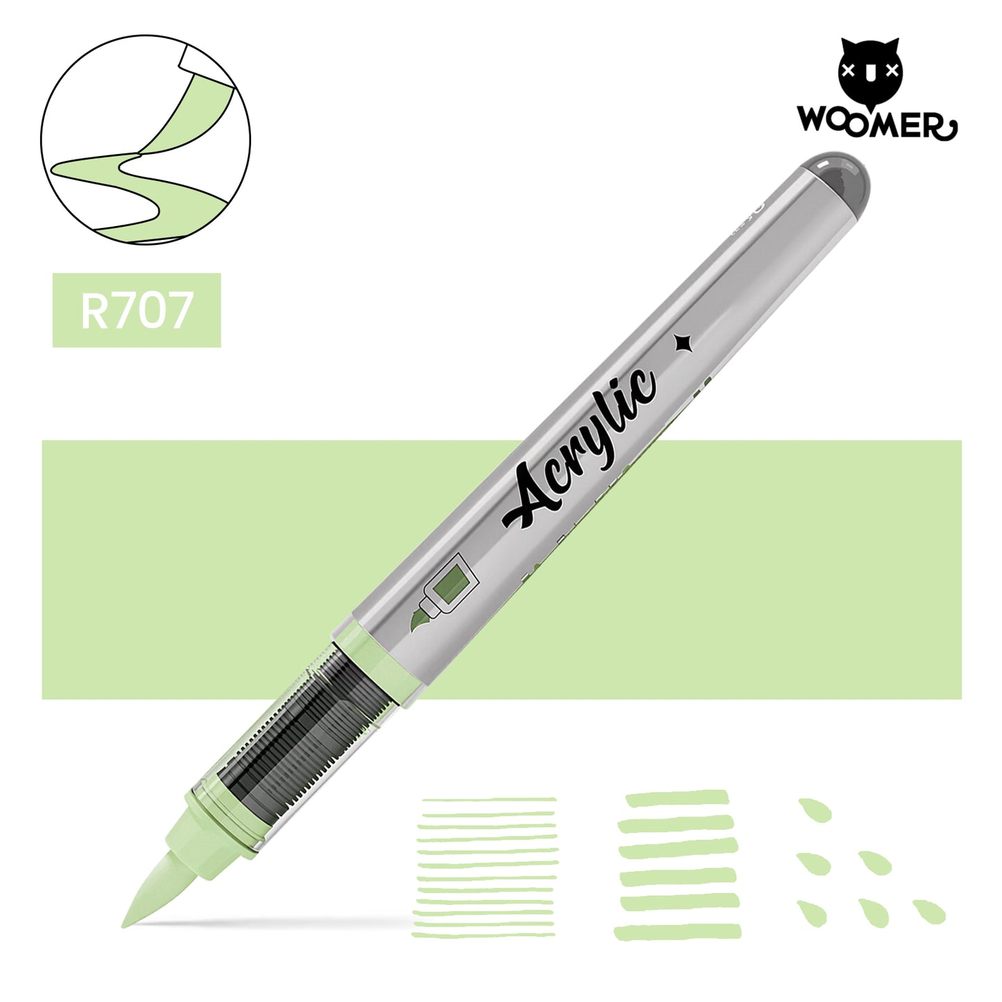 Woomer Single Marker Green