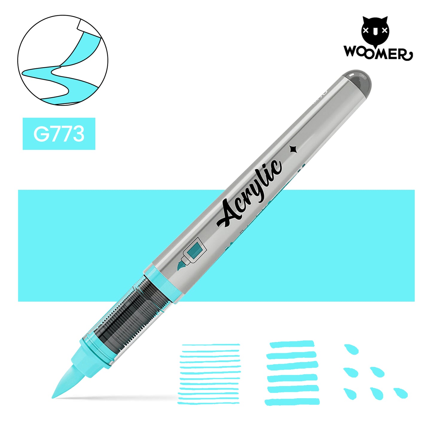 Woomer Single Marker Retro Light Color