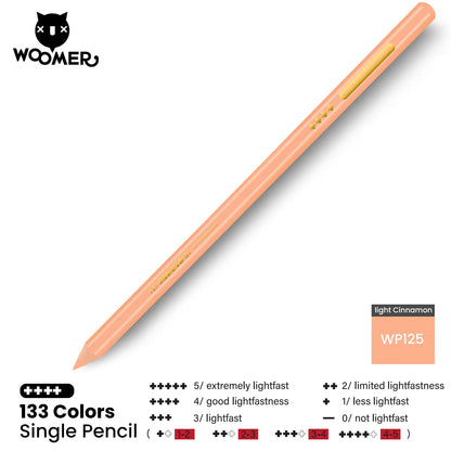 Woomer Single Colored Pencil Orange
