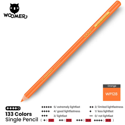 Woomer Single Colored Pencil Orange