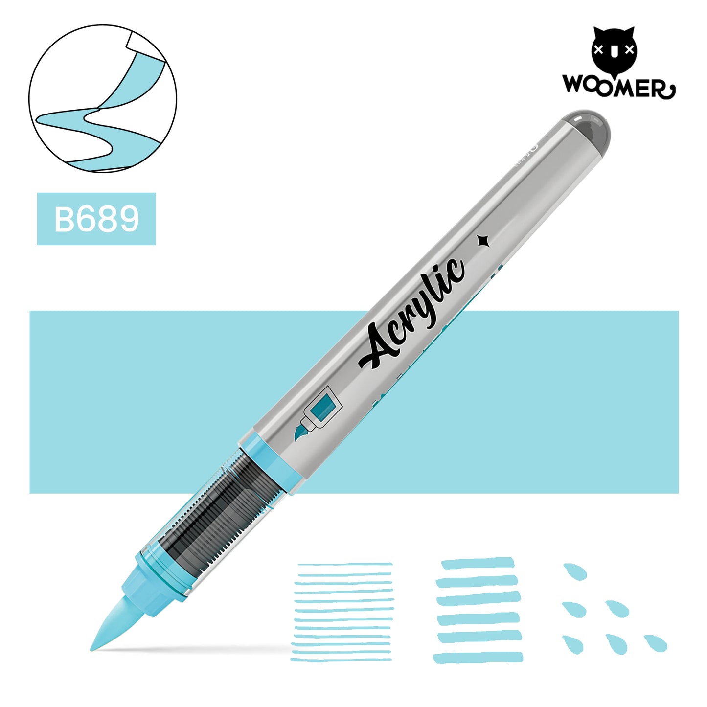 Woomer Single Marker Blue