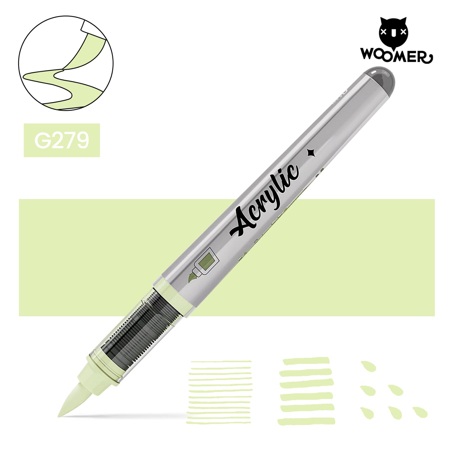 Woomer Single Marker Green