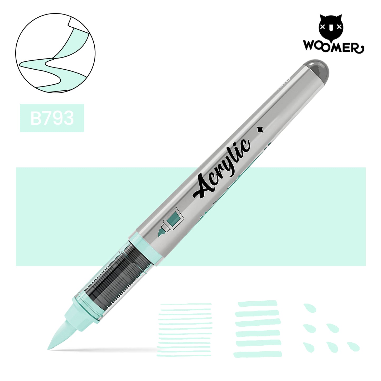 Woomer Single Marker Retro Light Color