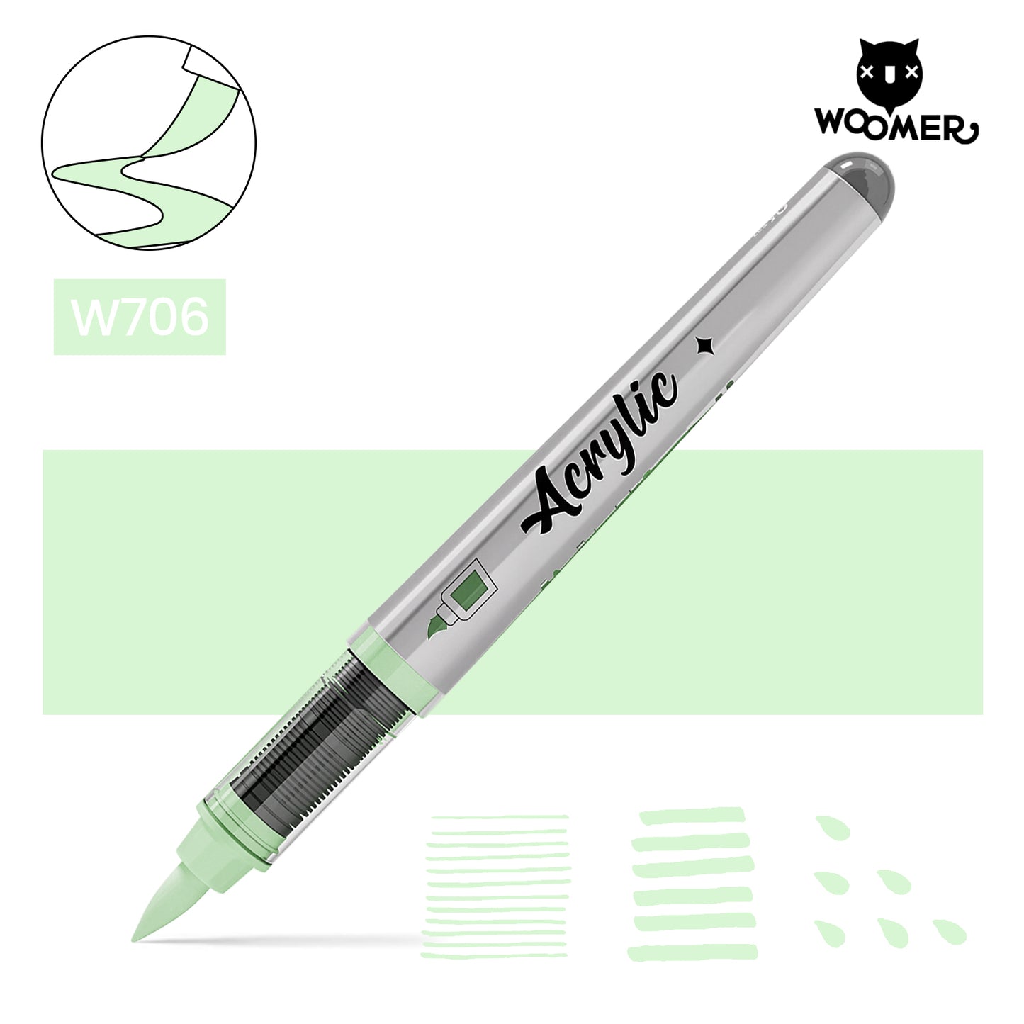Woomer Single Marker Mint Green