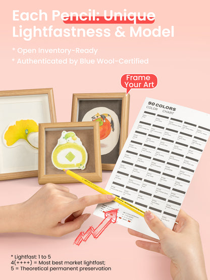 Woomer 133 Colored Pencils Set