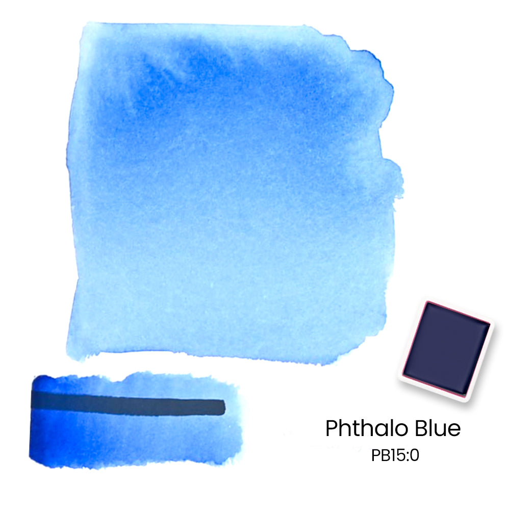 Woomer 24 Watercolor Paint Set - Solid Transparent Watercolor Paint for Professional