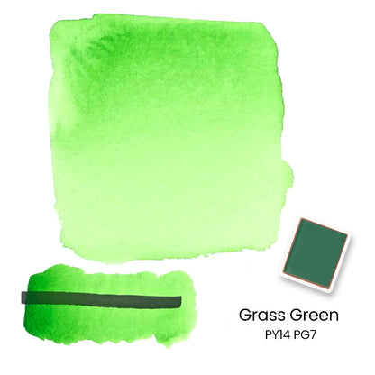 Woomer 24 Watercolor Paint Set - Solid Transparent Watercolor Paint for Professional