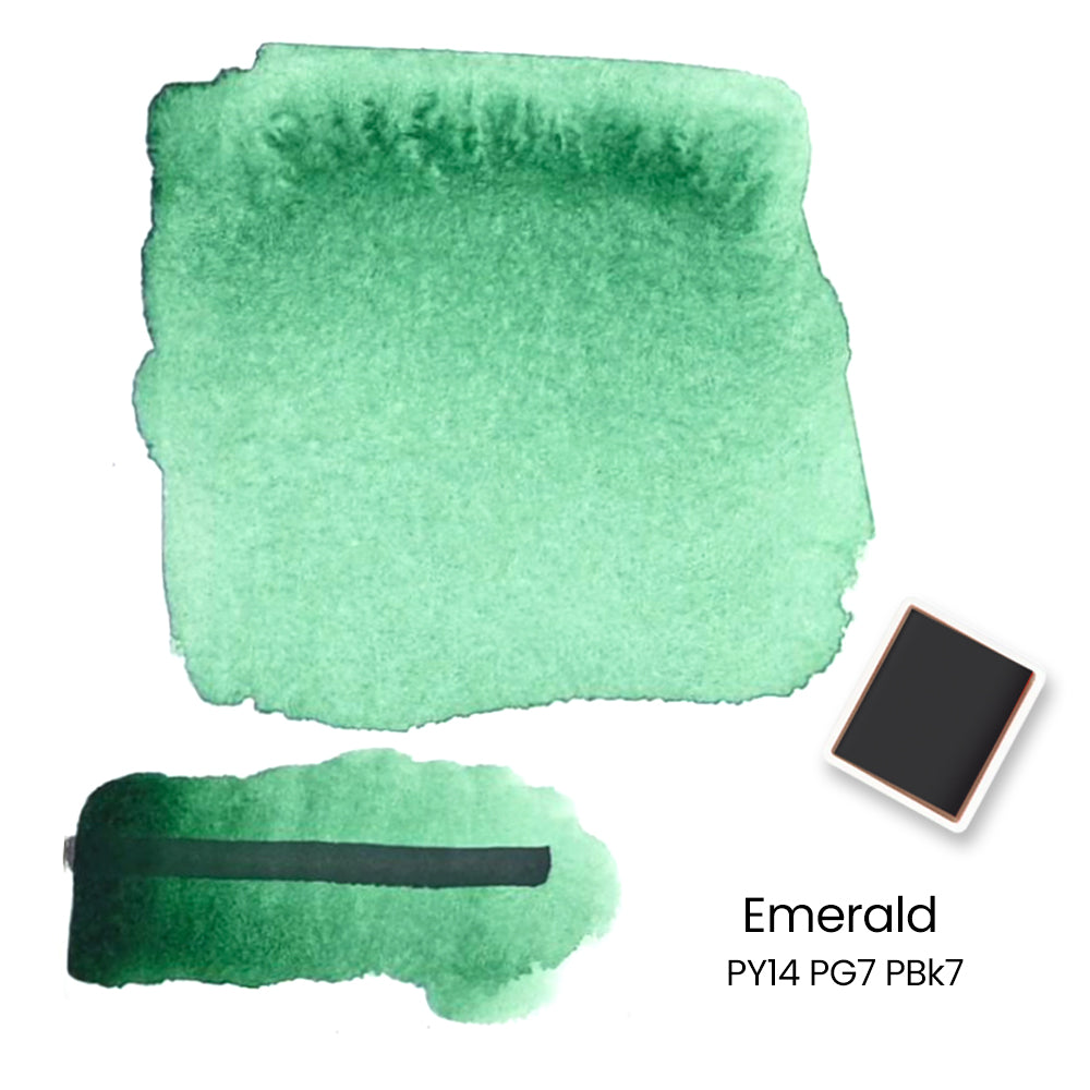 Woomer 24 Watercolor Paint Set - Solid Transparent Watercolor Paint for Professional