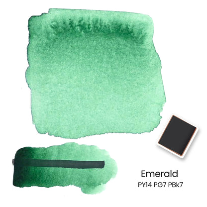 Woomer 24 Watercolor Paint Set - Solid Transparent Watercolor Paint for Professional