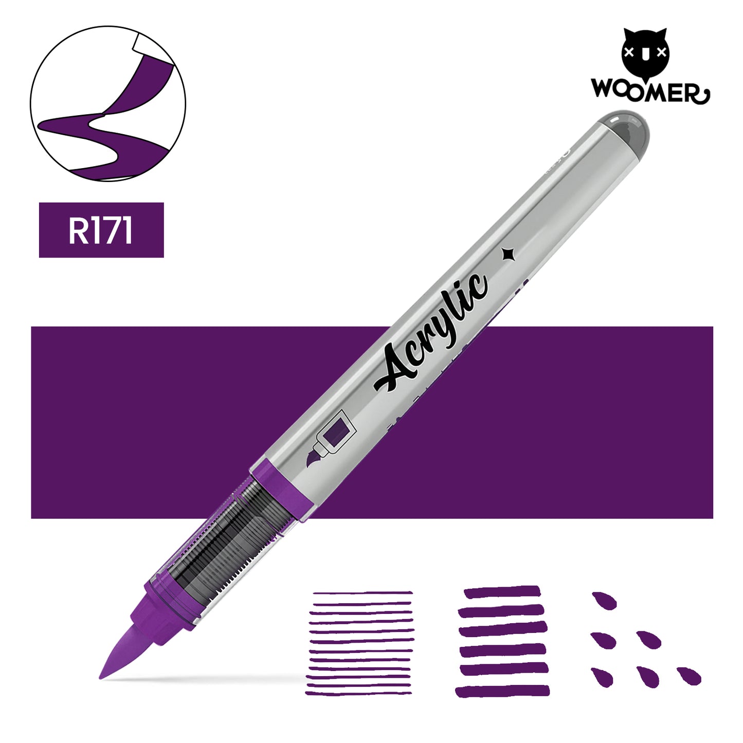 Woomer Single Marker Purple