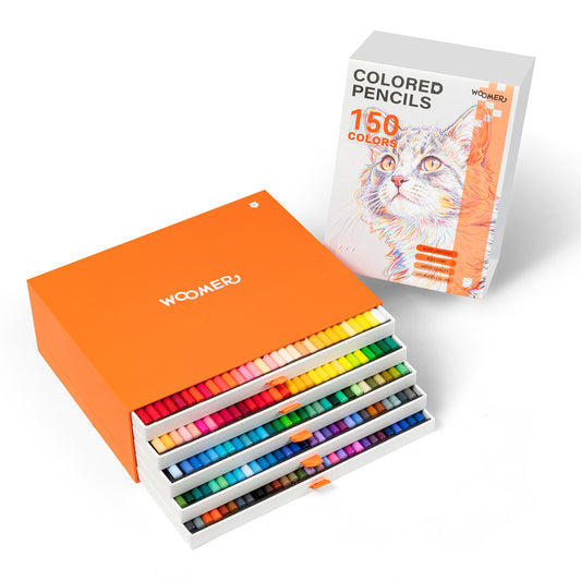 Woomer 150 Colors Colored Pencil Set | The Complete Color Collection