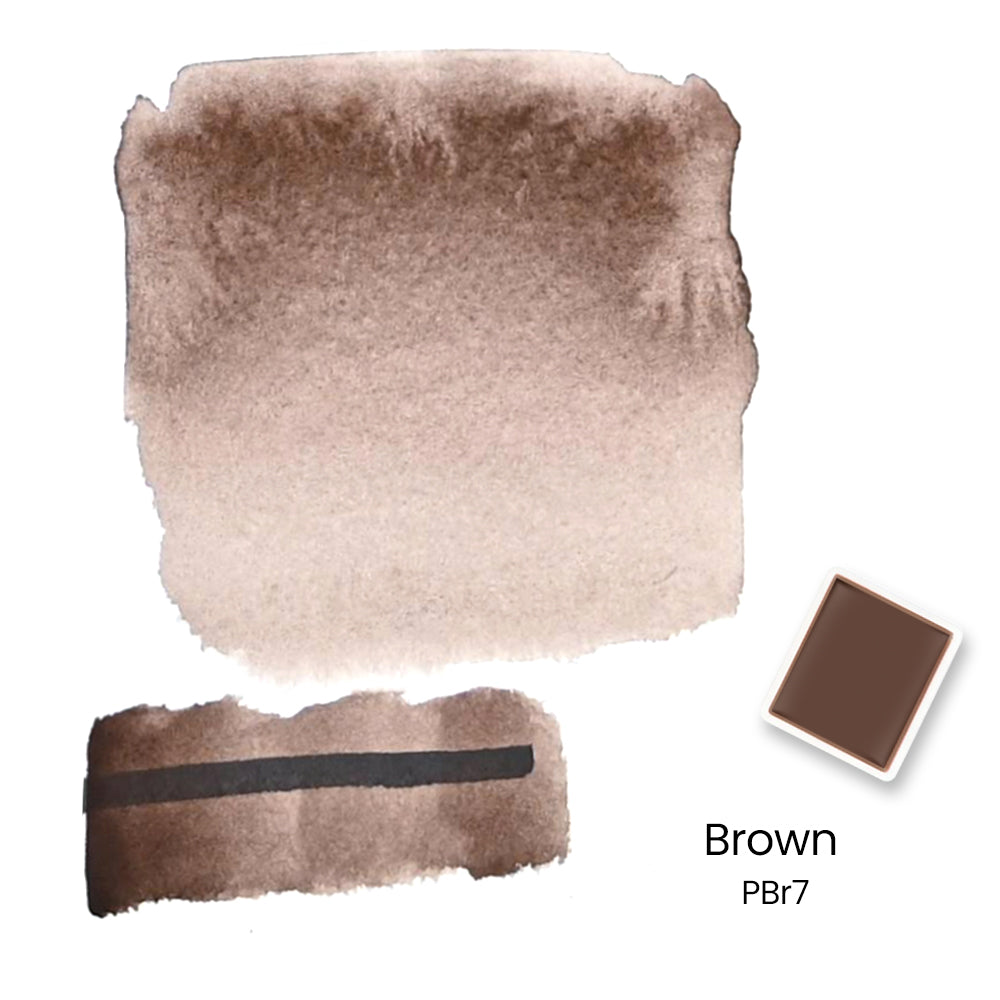 Woomer 24 Watercolor Paint Set - Solid Transparent Watercolor Paint for Professional