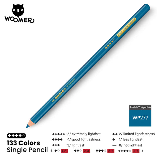 Woomer Single Colored Pencil Blue (2 PCS)