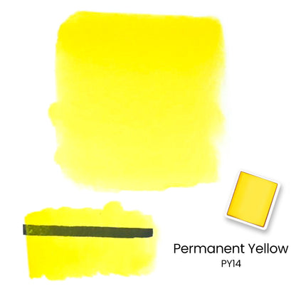 Woomer 24 Watercolor Paint Set - Solid Transparent Watercolor Paint for Professional