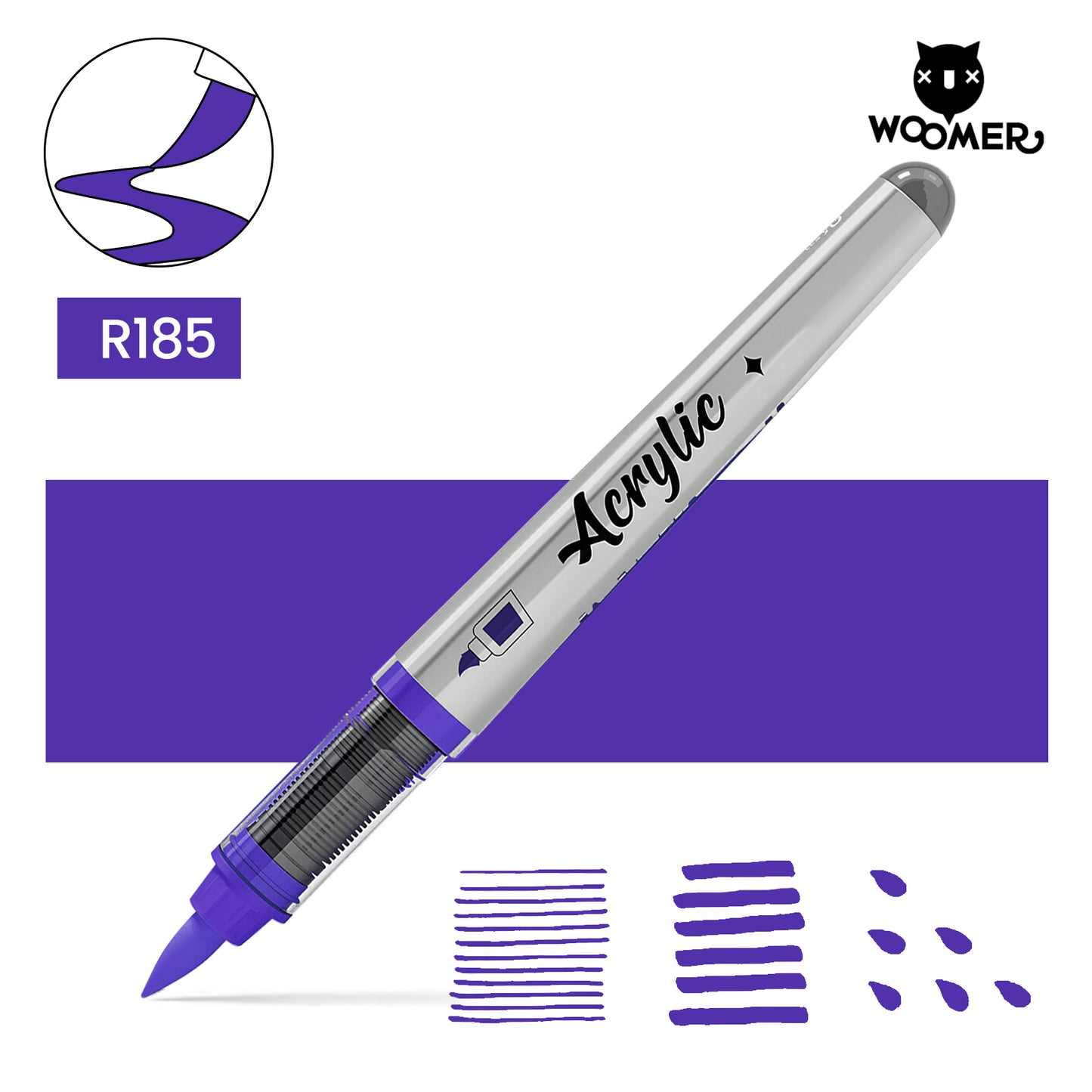 Woomer Single Marker Purple