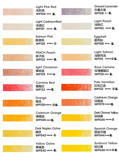 Woomer 133 Colored Pencils Set