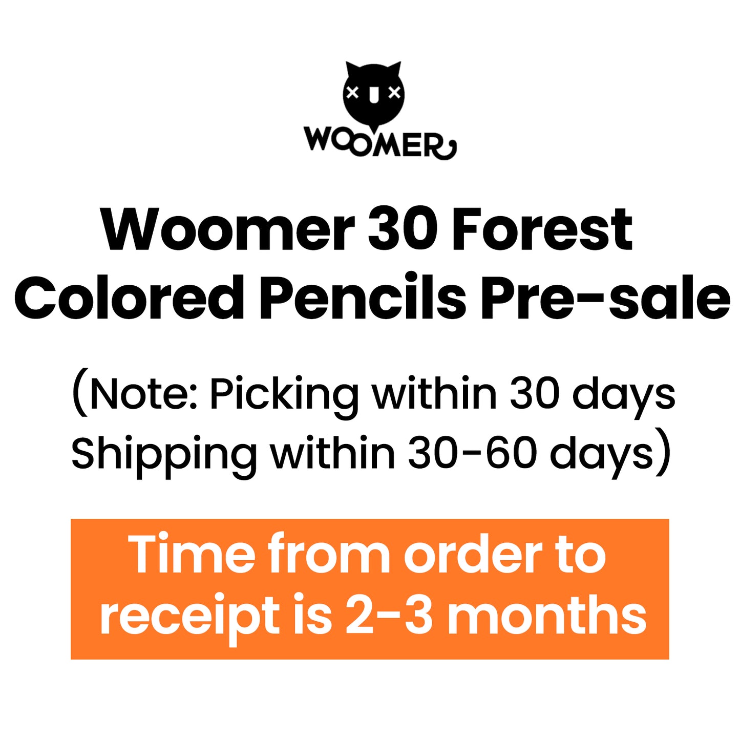 Woomer 30 Forest Colored Pencils Pre-sale