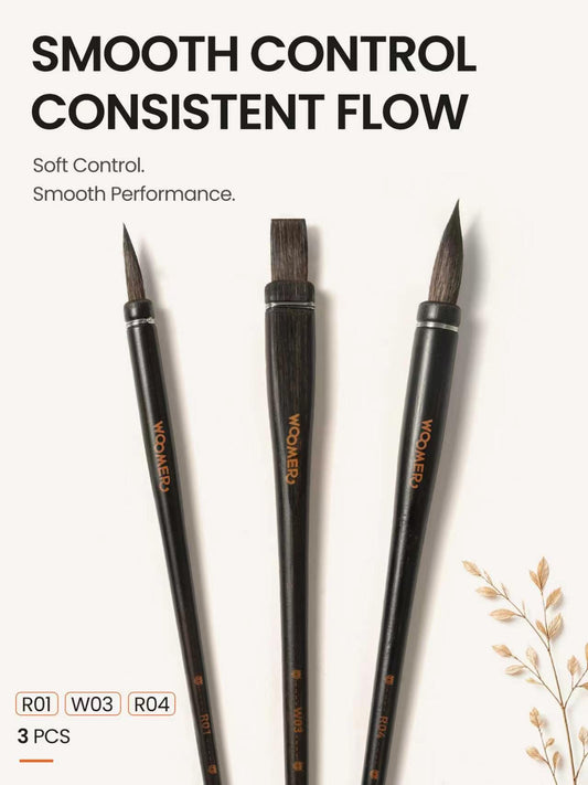 Woomer Watercolor Brushes