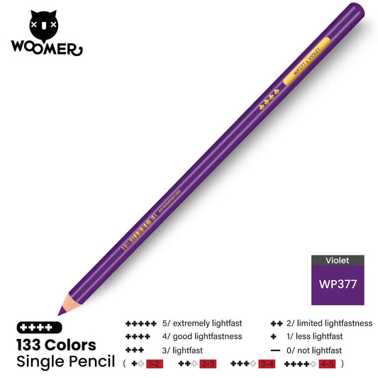 Woomer Single Colored Pencil Purple (2 PCS)