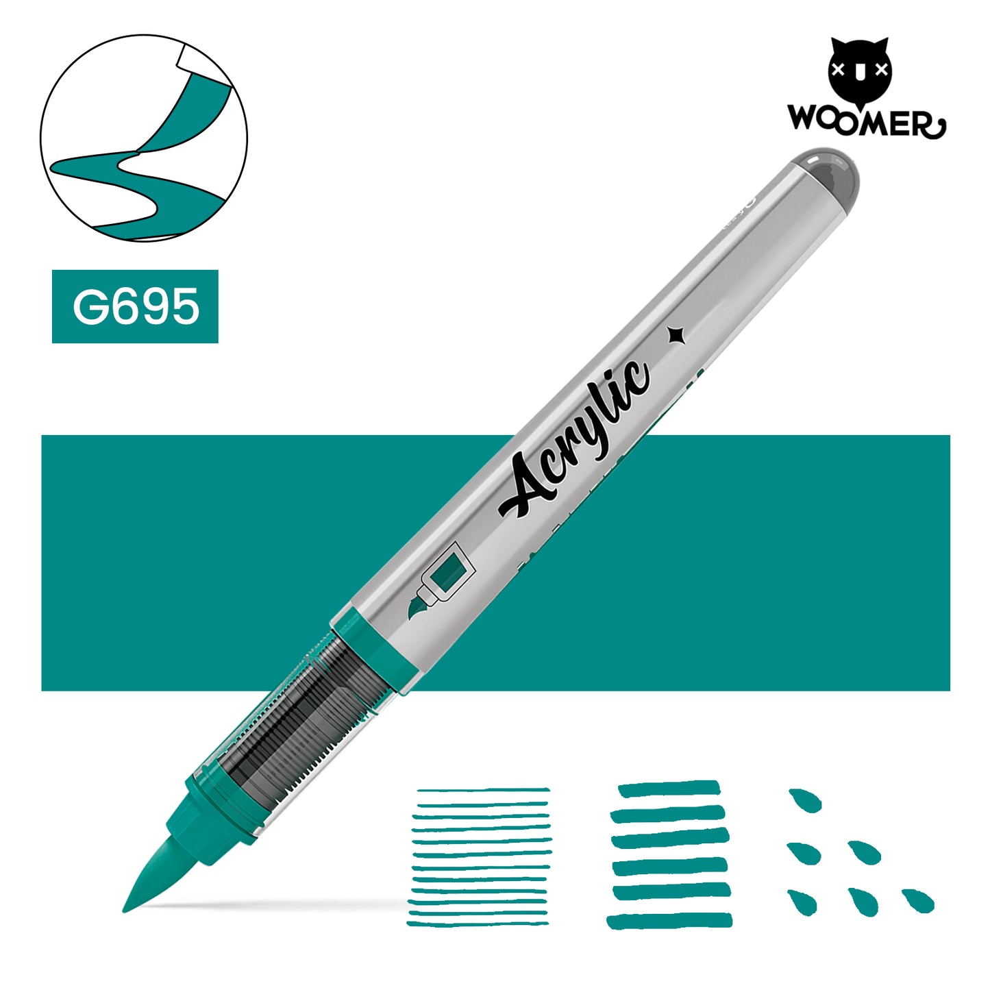 Woomer Single Marker Mint Green