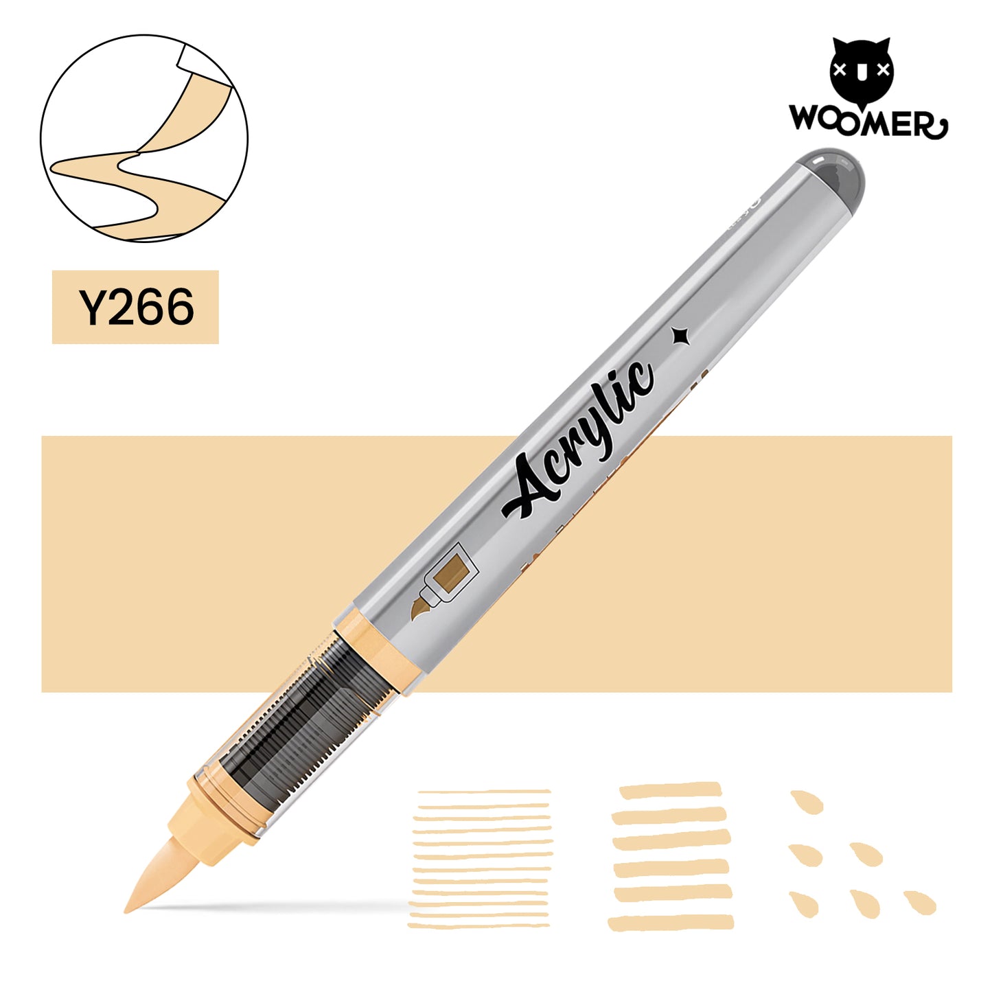 Woomer Single Marker Brown