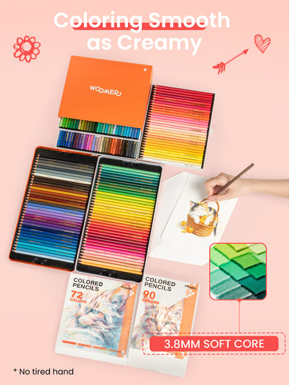 Woomer 133 Colored Pencils Set