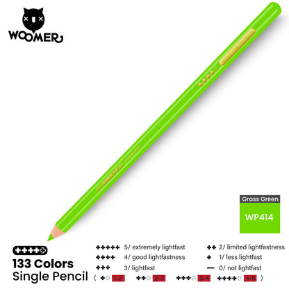 Woomer Single Colored Pencil Green