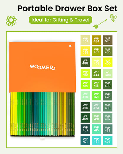 Woomer 30 Forest Colored Pencils