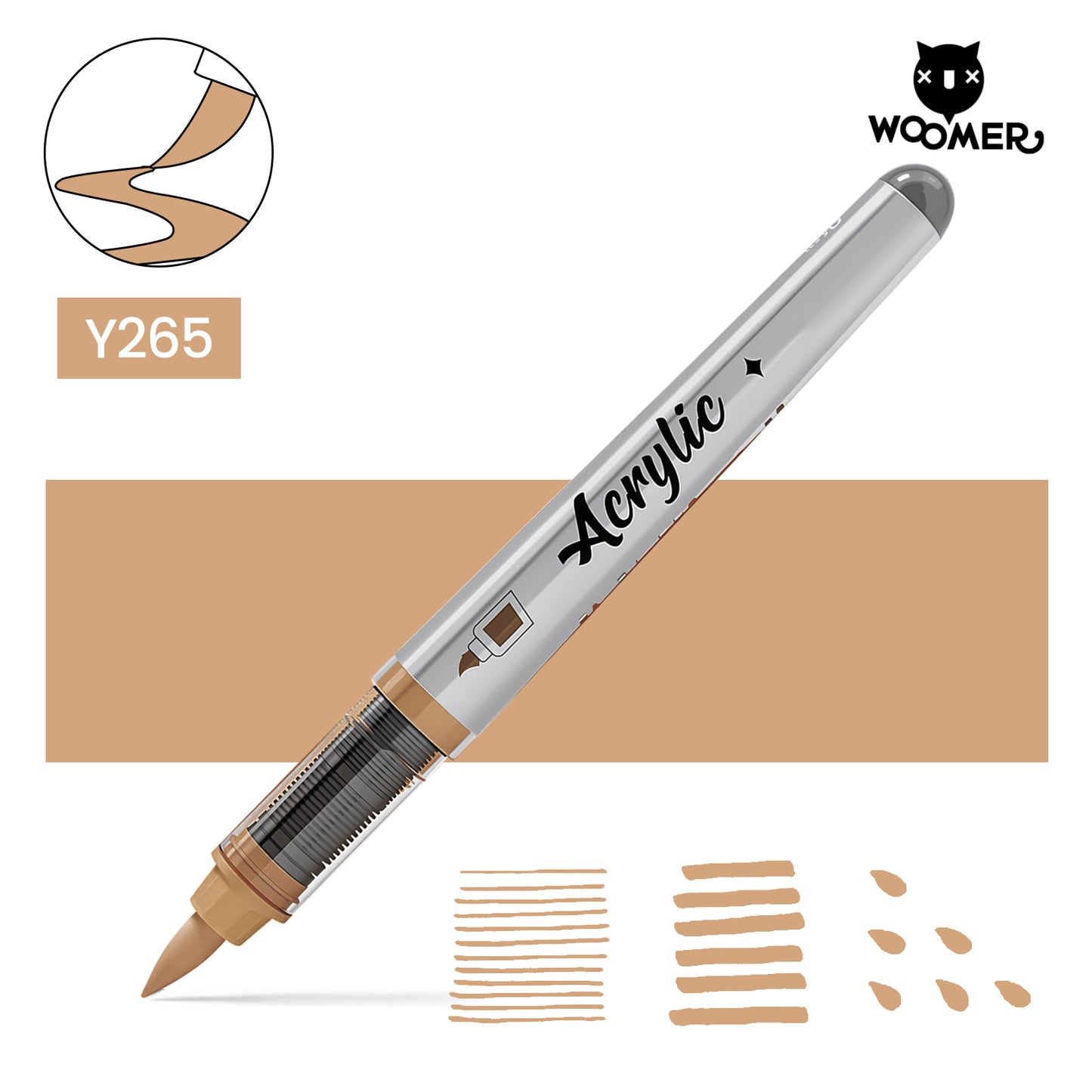 Woomer Single Marker Brown