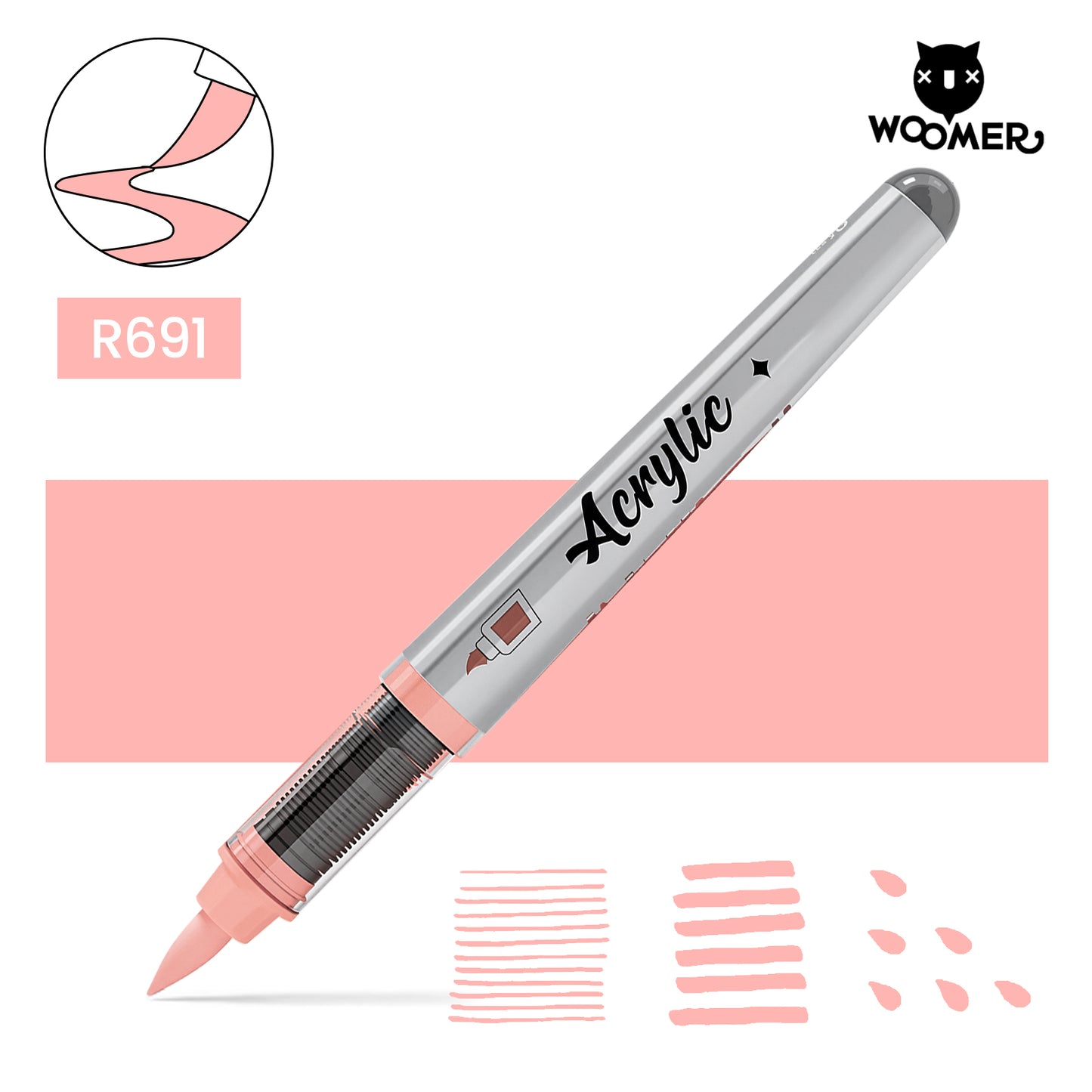 Woomer Single Marker Red