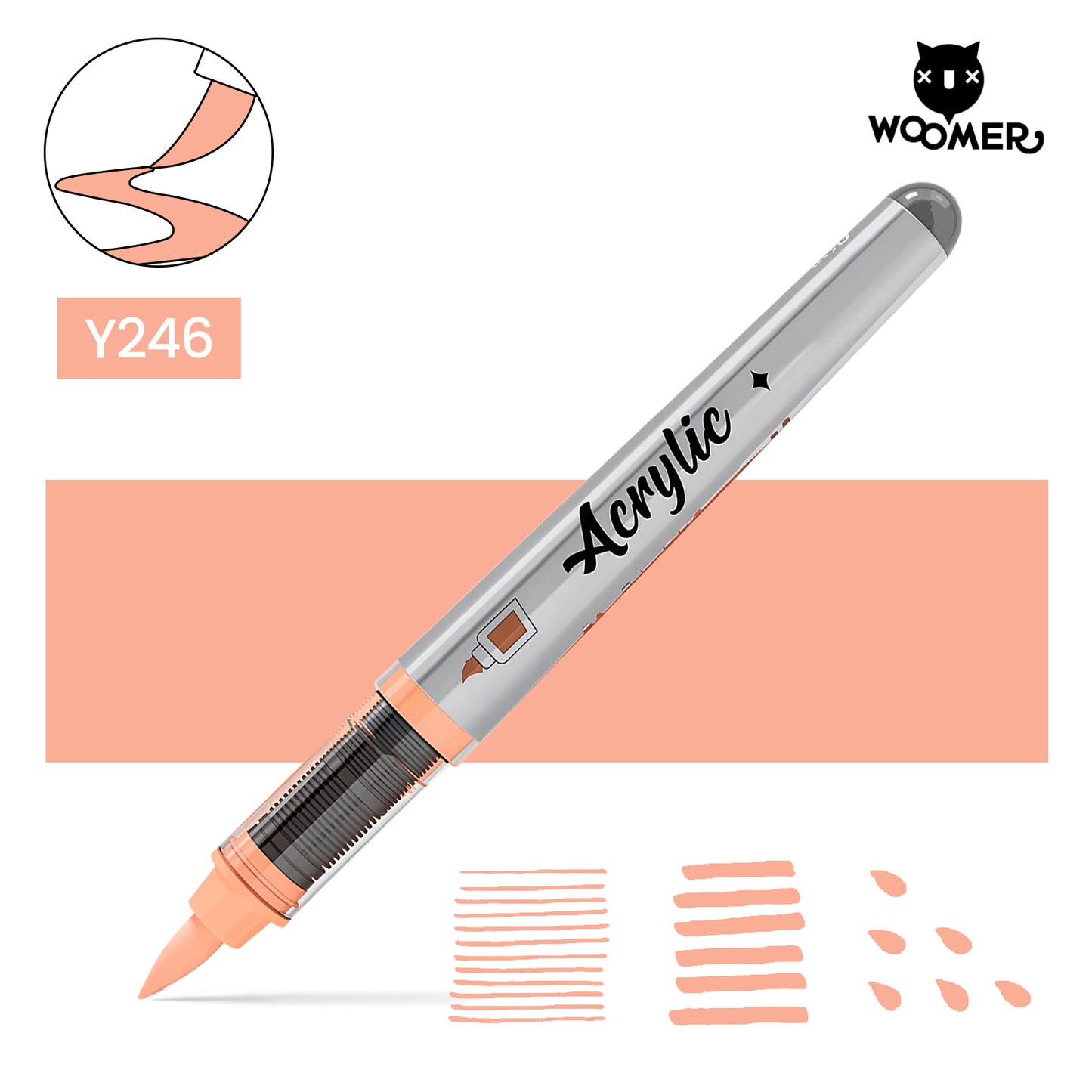 Woomer Single Marker Retro Light Color