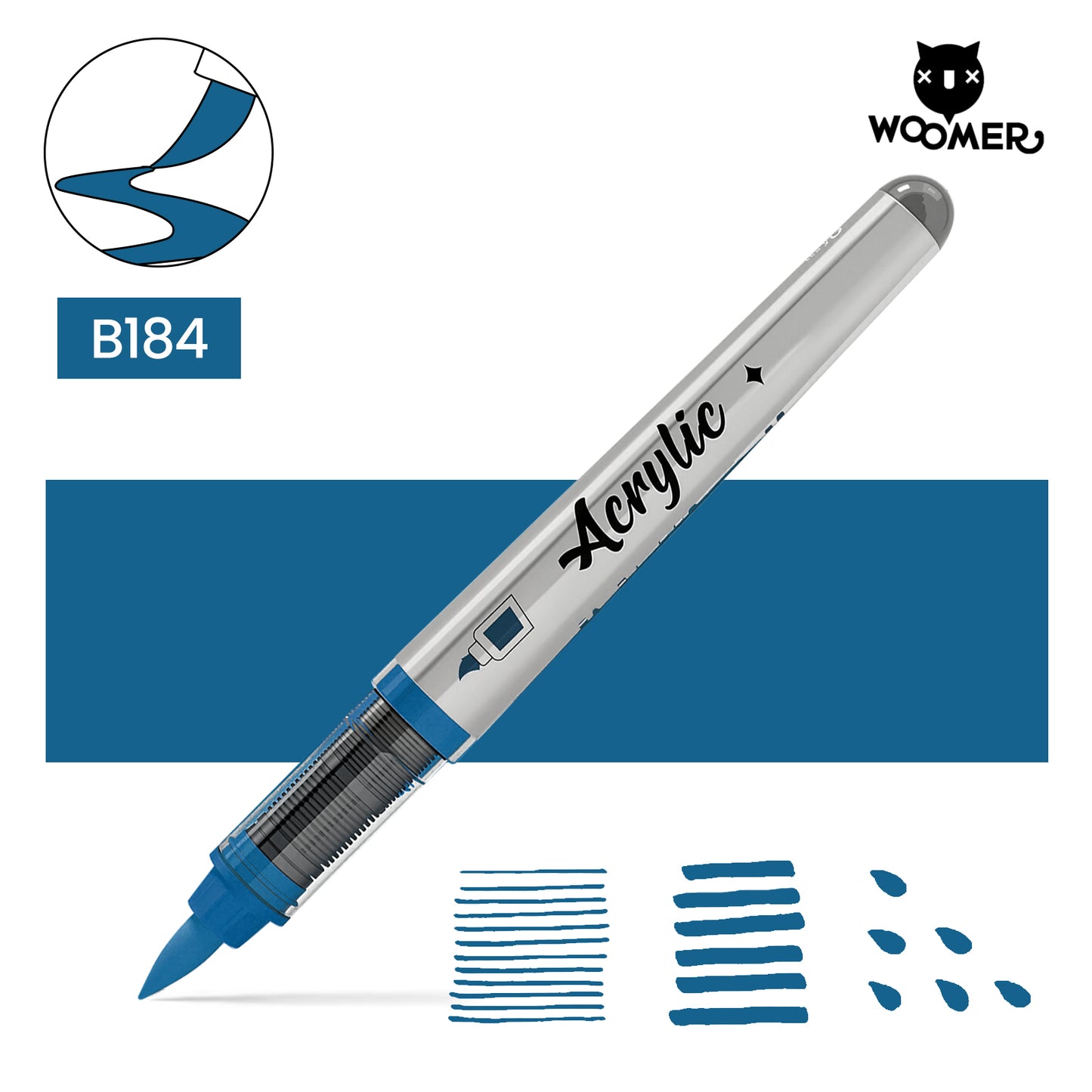 Woomer Single Marker Blue