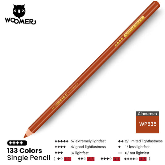 Woomer Single Colored Pencil Brown (2 PCS)