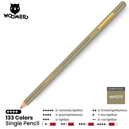 Woomer Single Colored Pencil Gray